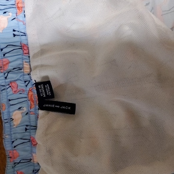 Janie & Jack toddler swin trunk 12-18 M - Picture 3 of 3